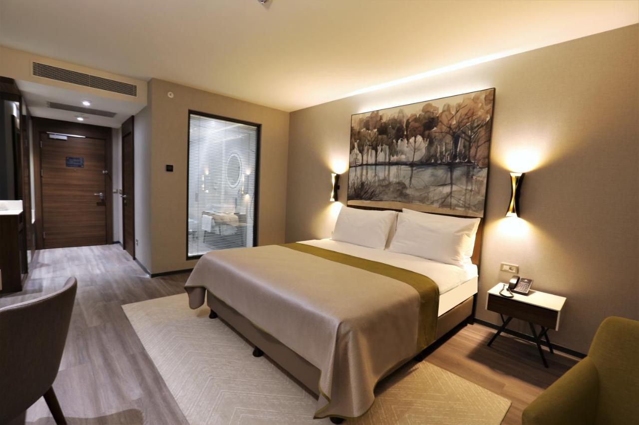 Limak Skopje Luxury Hotel 外观 照片 A room at the hotel