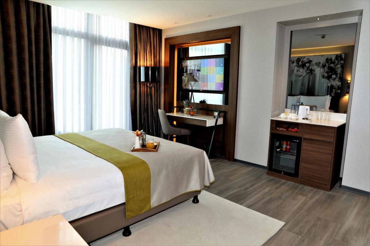 Limak Skopje Luxury Hotel 外观 照片 A room at the hotel